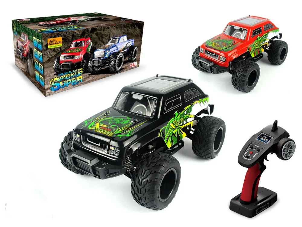 Супер пикап RC грузовик 1/12 Масштаб 2 4 ГГц полномасштабный 46 см 4WD бесщеточный