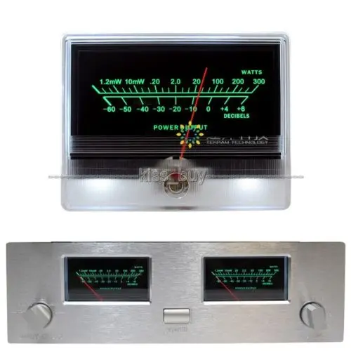 

VU Panel Meter header High precision Audio Power Amplifier Indicator Preamp tube AMP DB Table Level Header LED Backlight NEW