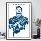 Минималистичная иллюстрация Криштиану Роналду, настенное искусство, холст, декоративная картина HD для гостиной, домашний декор