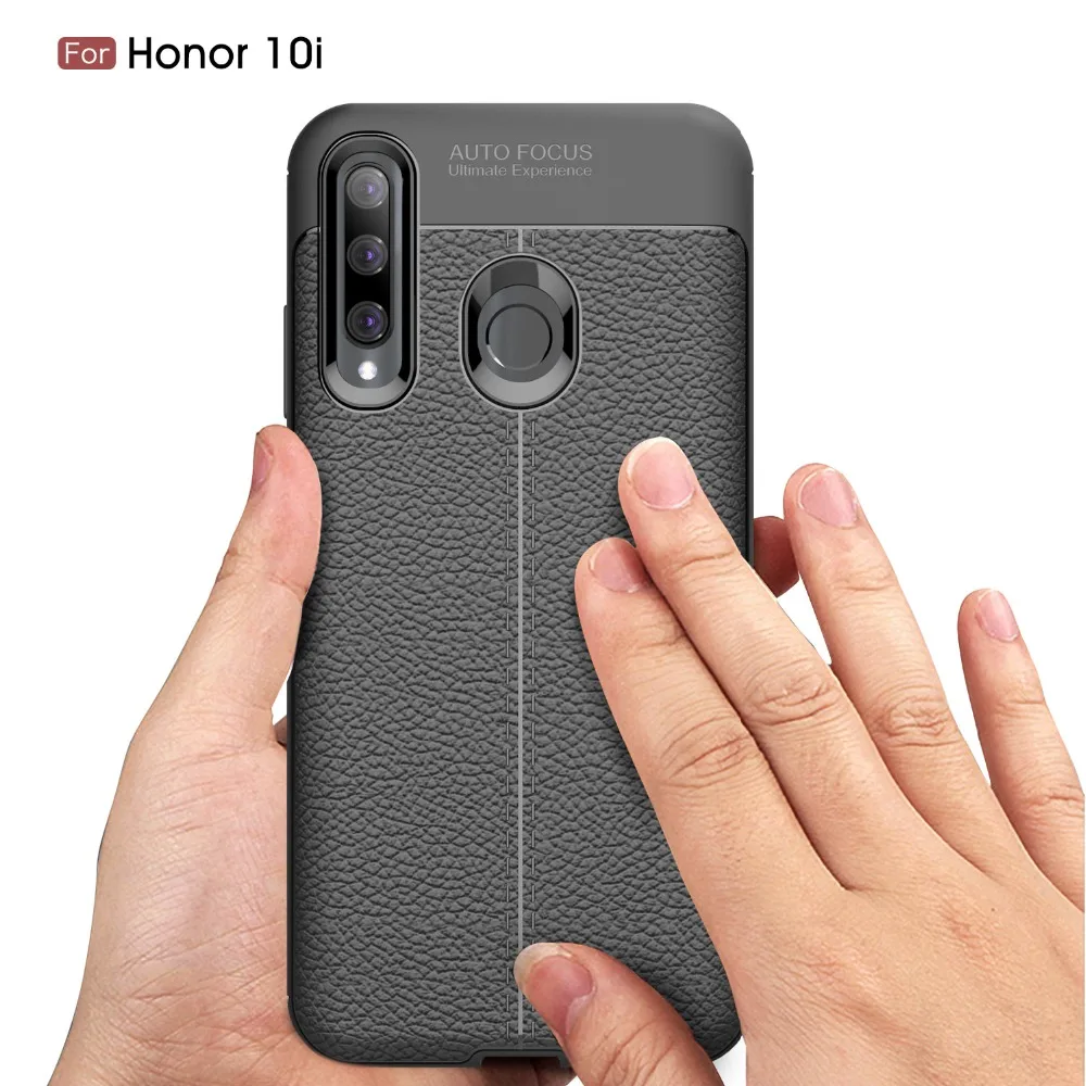 Чехол для телефона Huawei Honor 10i силиконовый чехол из тпу с имитацией кожи 10 i Honor10i |