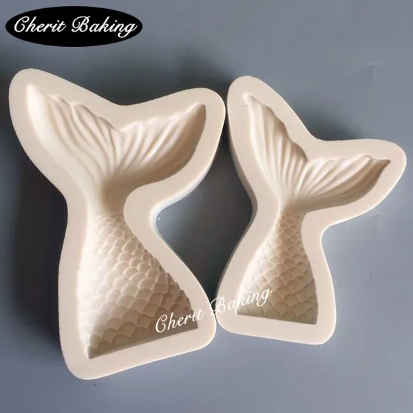 Новинка два размера форма хвоста русалки силиконовая для выпечки декорирование