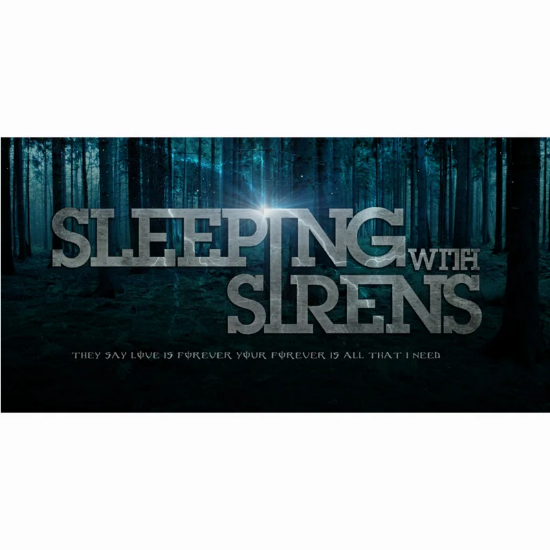 70*140 см Sleeping With Sirens бамбуковое волокно банные Полотенца душ путешествия Плавание