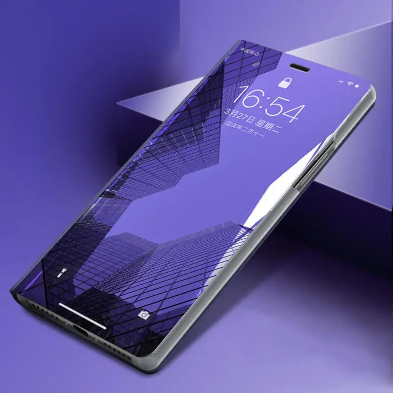 Purple Роскошный зеркальный чехол для телефона для iPhone 11 Pro 7 plus 8 6 6s X XS Max XR 10 6 S 8Plus 7Plus 6Plus чехол s противоударный передний задний Чехол - Цвет: Purple