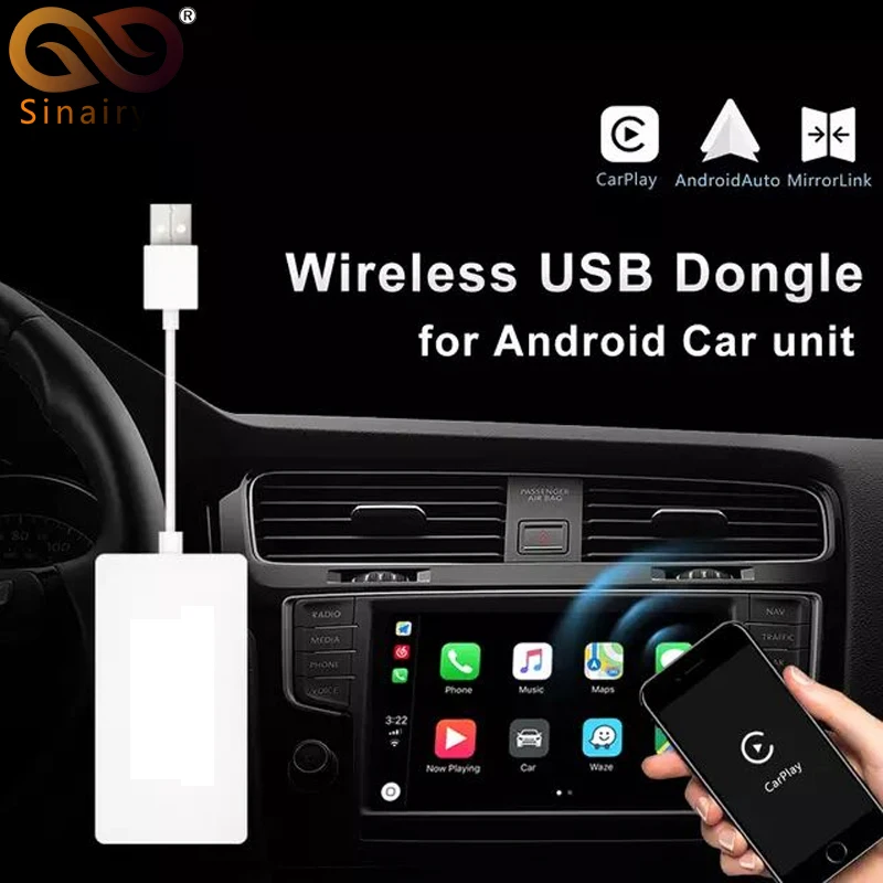 Sinairyu Wirless Smart Link Apple Внешний порт Carplay для Android навигации плеер Mini USB Stick с авто |