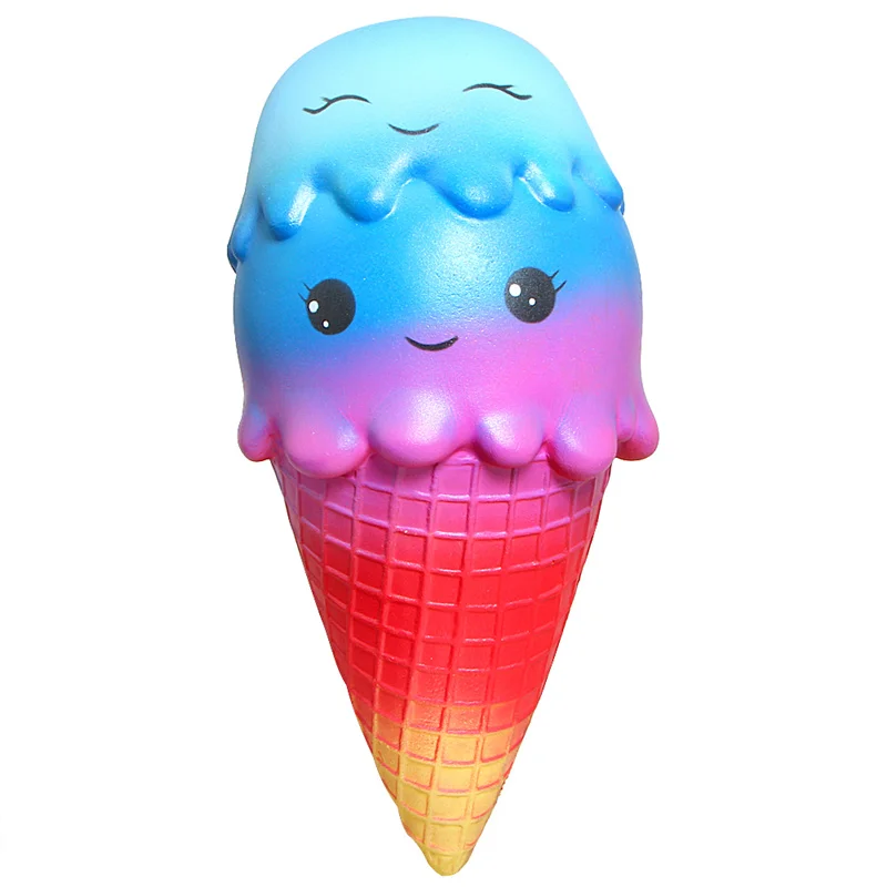 22 см 150 г Jumbo Squishy красочный ролик для мороженого медленно поднимающийся мягкий