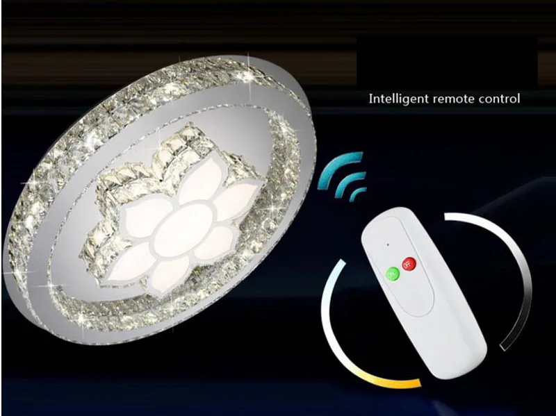 Новый роскошный современный простой круглый хрустальный светильник ресторанный