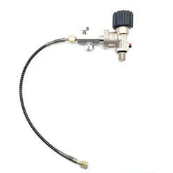 Famale male Valve PCP Airfoce АЗС DIN300BAR G5/8 Женский M18 мужской с воздушным клапан 30Mpa/psi 4500ding851802 - Цвет: Famale male Valve