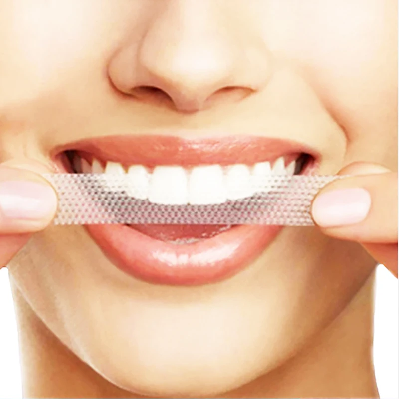 

14 Pouches/28 Strips 3D Teeth Whitening Strips Whitestrips Tooth Whitener Profession Tooth Whitening Bleaching Advanced Strips