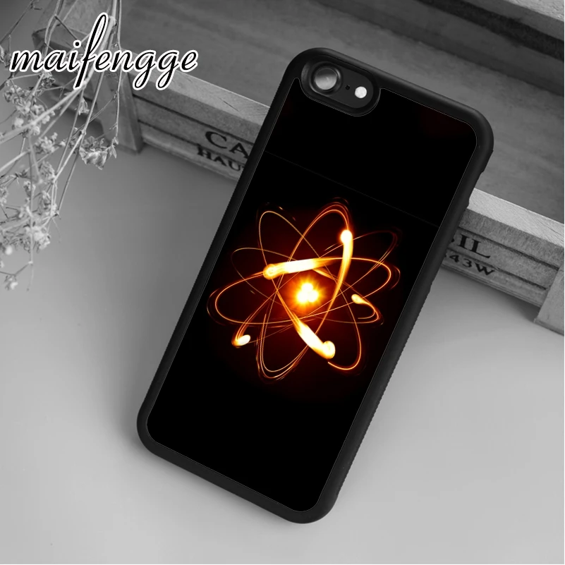 Maifengge 731 Наука Atom чехол для iPhone 5 6 6s 7 8 plus X XR XS max 11 12 Pro Samsung Galaxy S7edge S8 S9 S10 | Мобильные