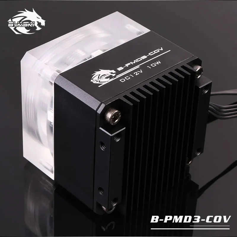Bykski DDC насос PWM Speed ADJ. head 6 метров потока 600 л/ч водяное охлаждение B PMD3 COV|meter flow|water