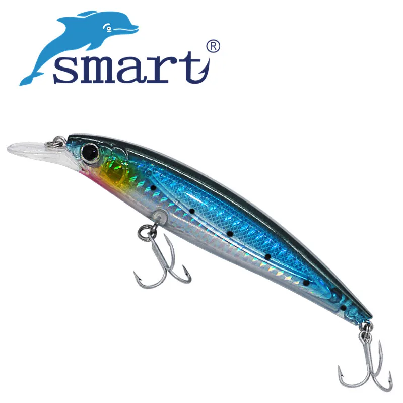 Смарт 115mm27g Floating0 2.5m гольян приманки жесткие рыболовные VMC крючок блесны