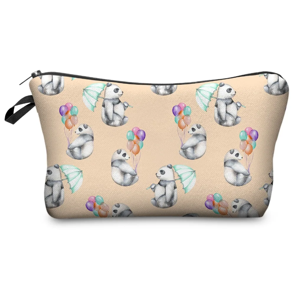 Женская дорожная косметичка с разноцветным рисунком принтом русалки|cosmetic case