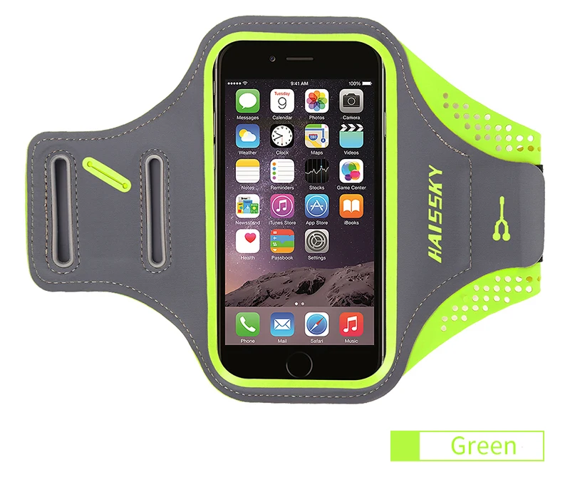 HAISSKY Sport Running Armband Case For iPhone XS Max XR X 6 6s 7 8 Plus Belt On Hand Arm Band For Samsung S10 Plus Xiaomi Huawei