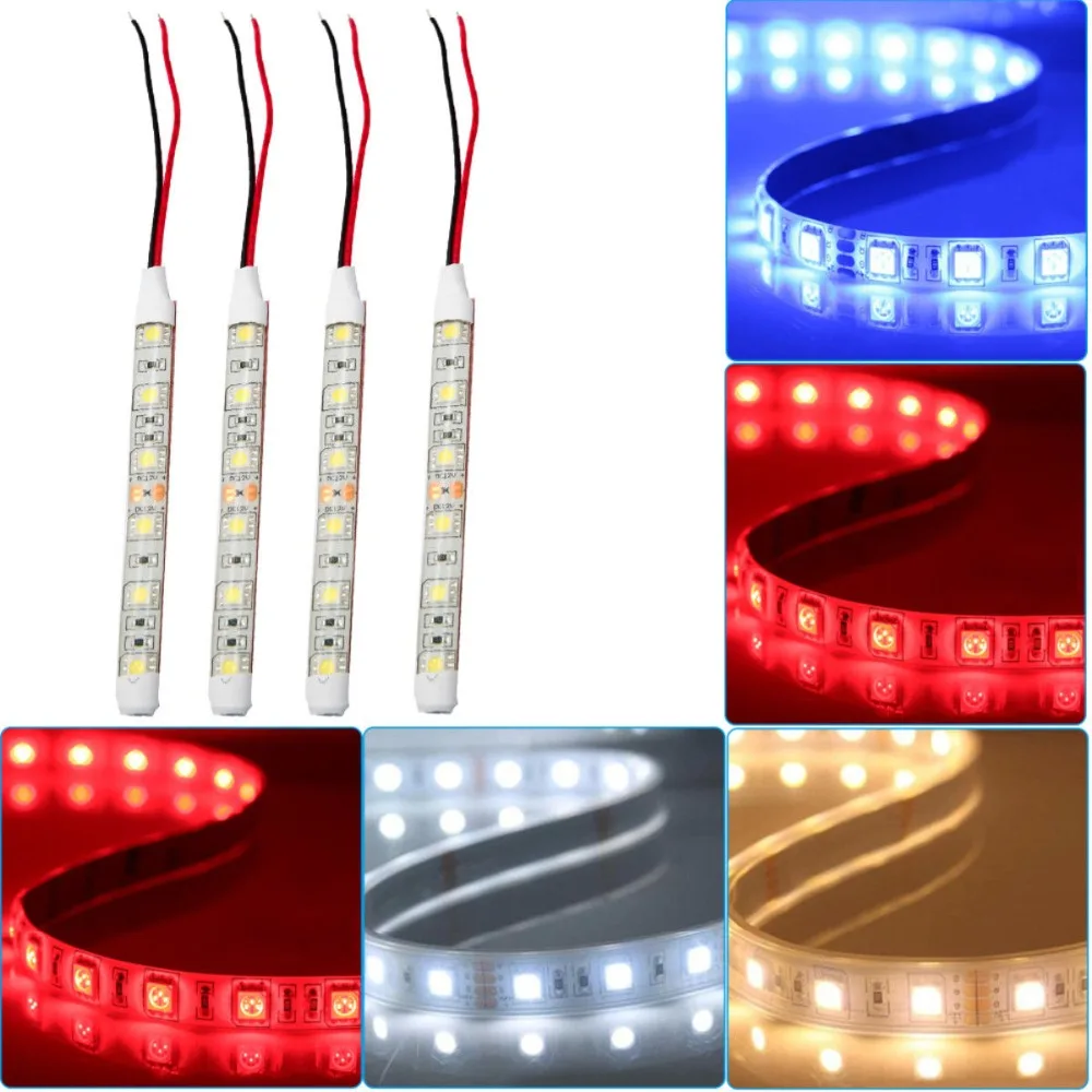 Водонепроницаемый 12 В светодиодный автомобильный караван светильник 5050 RGB синий