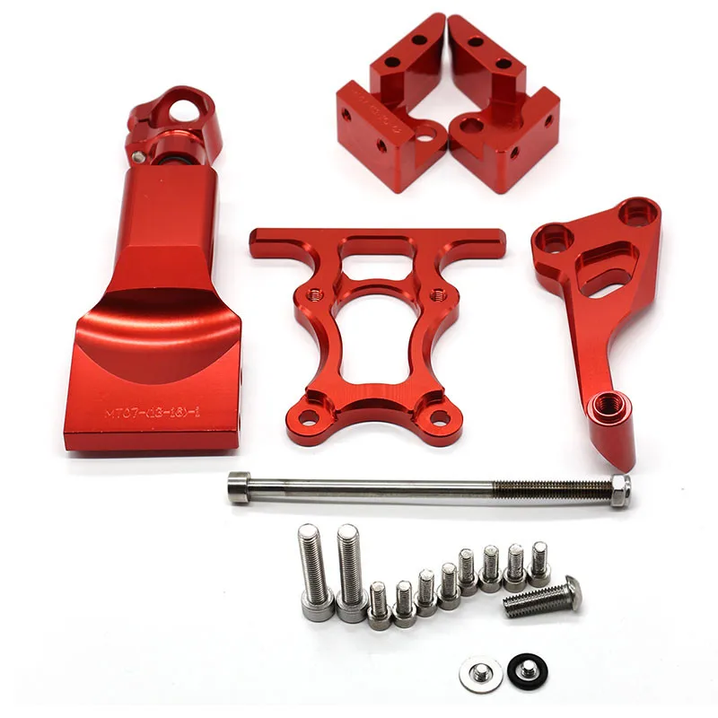 Motorcycle Steering Stabilizer Damper Adjustable Mounting Bracket Support Kit For Yamaha MT07 MT-07 FZ07 2014 2015 2016 2017 | Автомобили