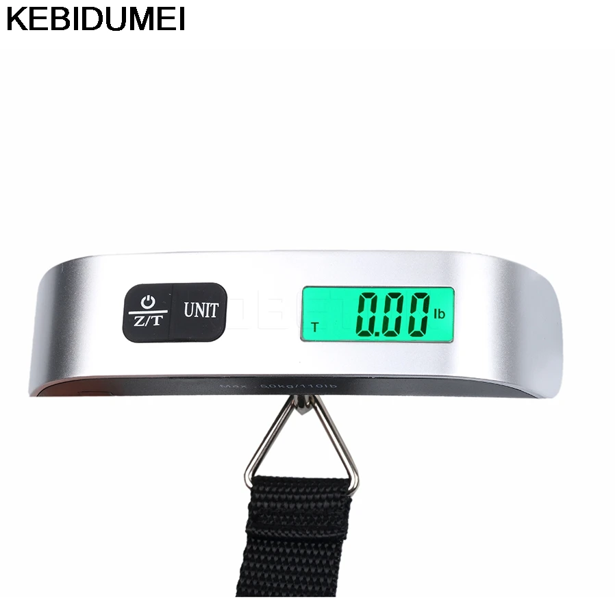 Новые Весы с ЖК дисплеем подсветкой для взвешивания до 50 кг цифровые весы крючком