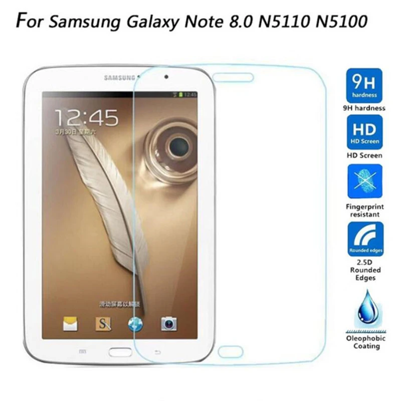 Чехол для планшета samsung Tab A 8,0 Galaxy Note 8,0 GT-N5100 N5120 SM T380 T385 SM-T380 чехол из закаленного стекла+ ручка