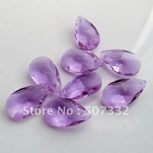 

Free Shipping! Wholesale AAA Top Quality 22mm 6106 Crystal Almond/pear Pendant Amethyste colour 50pcs