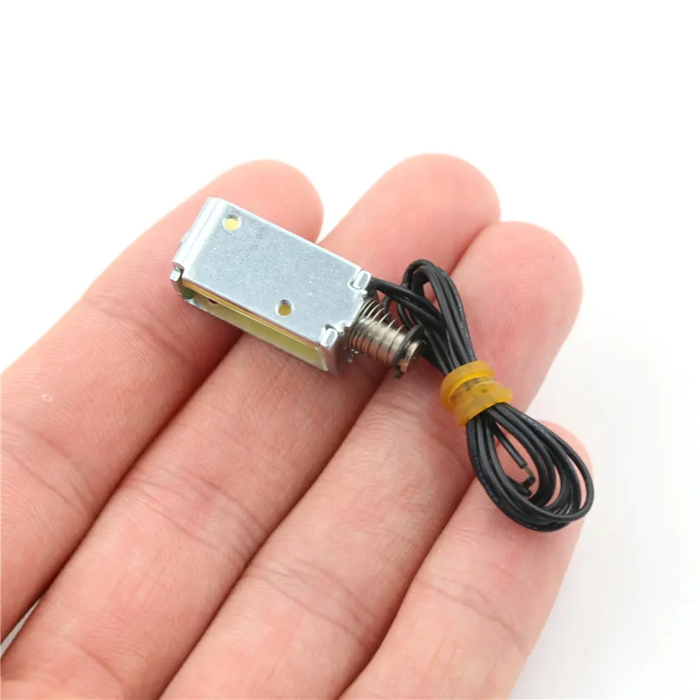 1 шт. Micro DC 12 В 5 мА Вт 4 мм электромагнитный ход через вытяжной