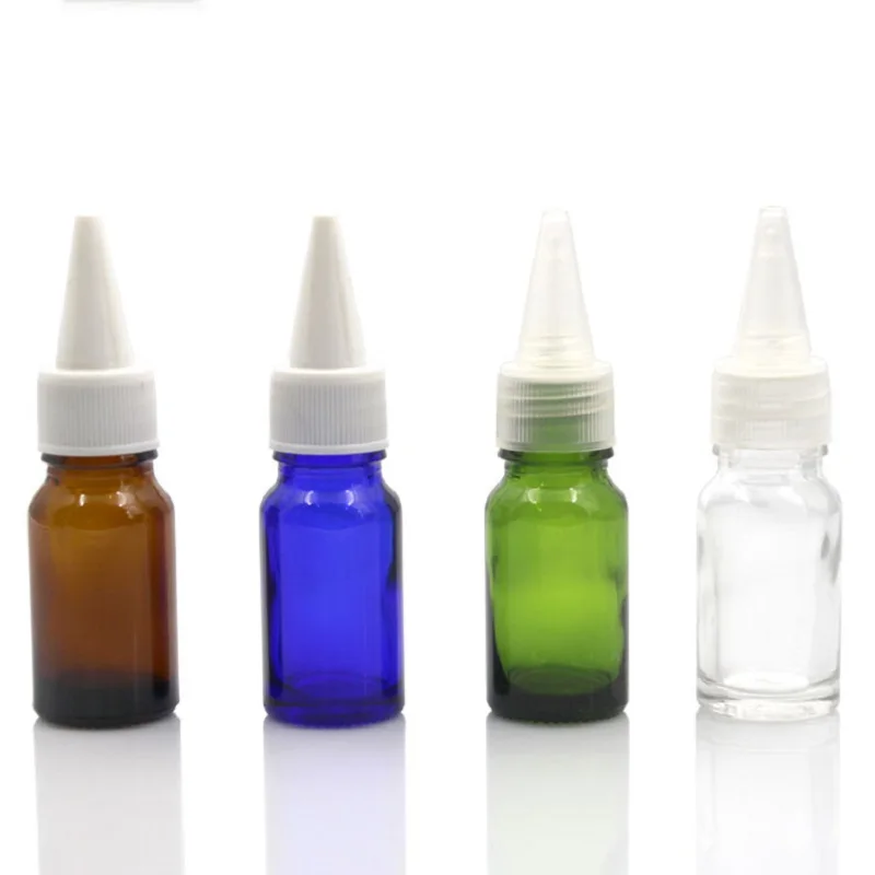 

20ml Essential Oil Bottles Refillable Bottle Sample Sack Packaging Small Glass Vial Dropper Bottle Cosmetic Containers Jar 50Pcs