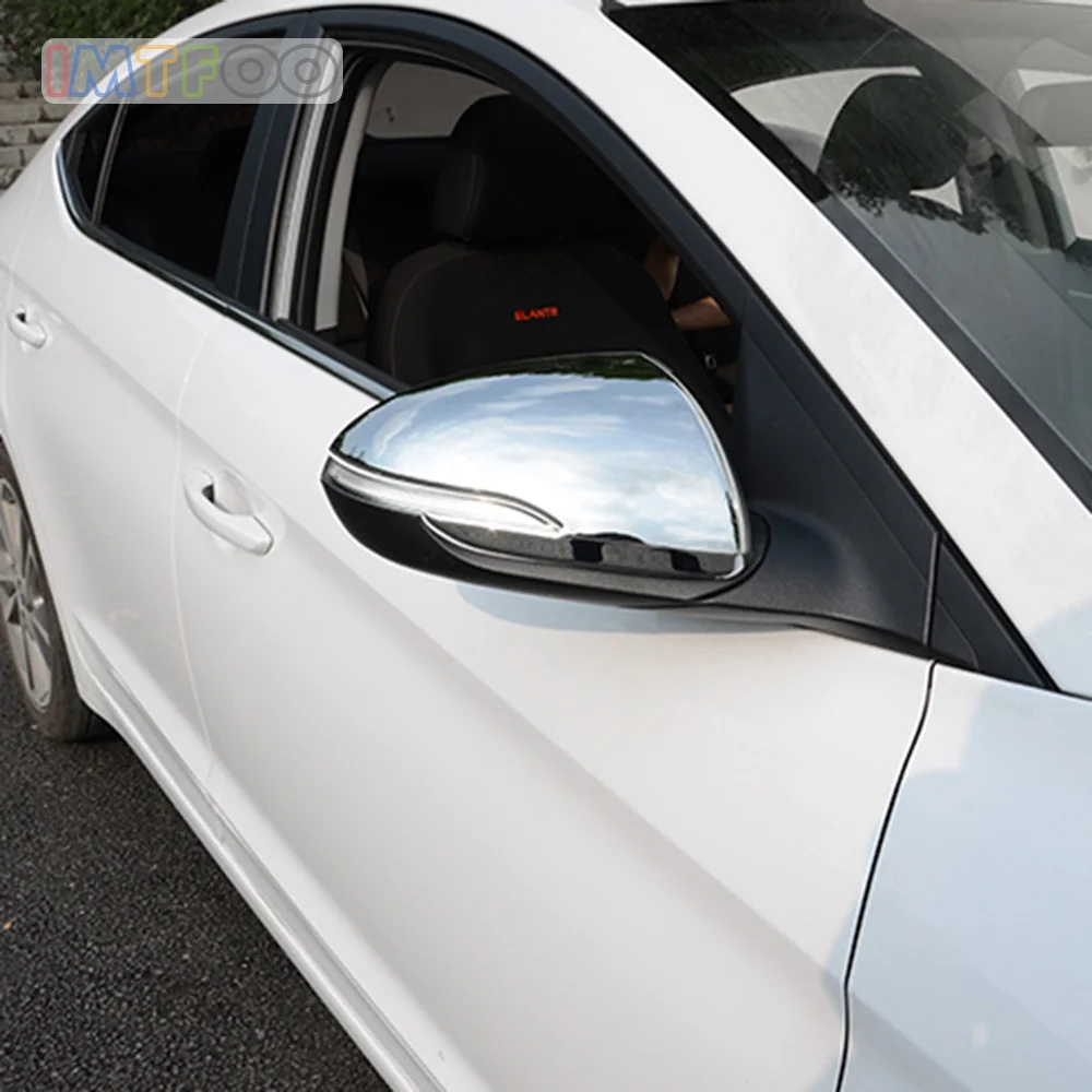 1 пара ABS хромированное зеркало заднего вида накладка чехол для HYUNDAI ELANTRA I35 AVANTE автомобильный Стайлинг