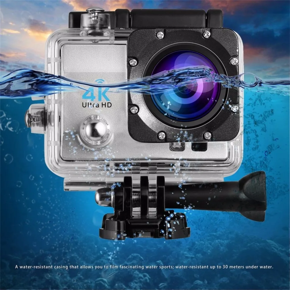 SJ8000R Экшн камера Ultra HD 4 K 24fps WiFi NTK96660 2 0 дюймов 16MP 170D Len Шлем Водонепроницаемый 30 м