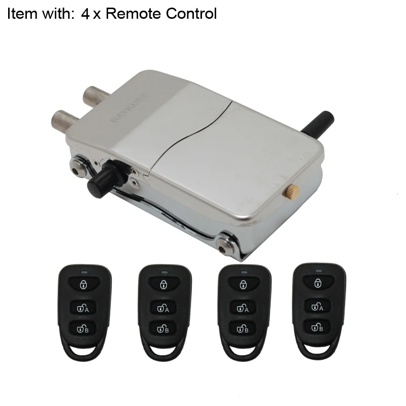 

Электронный дверной замок RAYKUBE, беспроводной пульт дистанционного управления без ключа, интеллектуальный замок, невидимый для домашней безопасности, комплект «сделай сам», R-W39