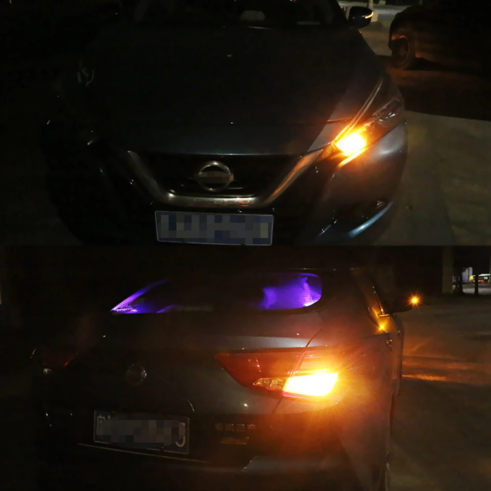 2x высокое яркое S25 1156 ba15s сигнала поворота светильник 4014 48SMD авто светодиодный