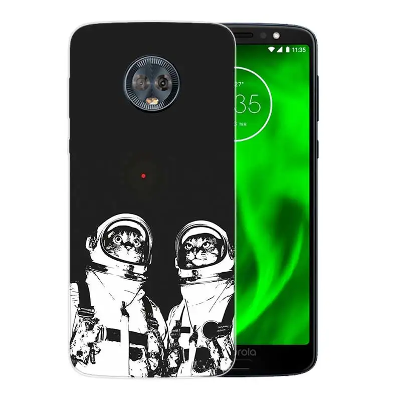 Силиконовый корпус корпуса задняя крышка для Motorola MOTO G5 G5S G6 G4 E4 E5 Plus X4 ривердейла