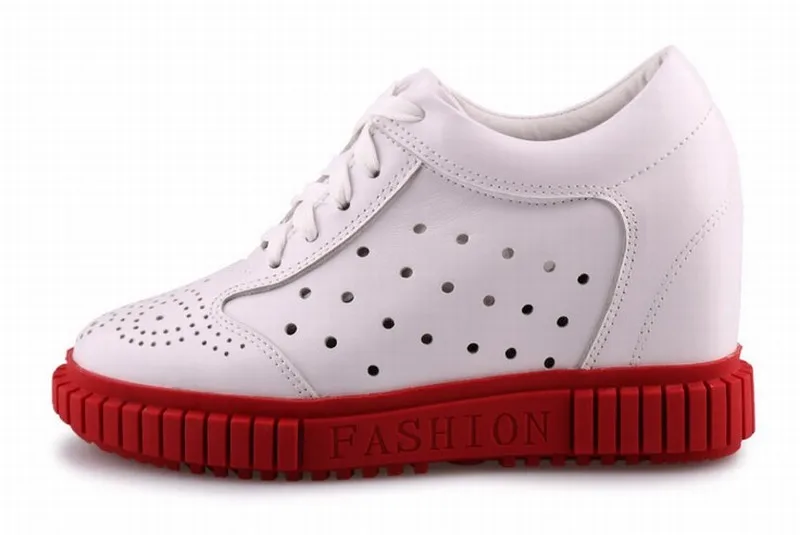 Натуральная кожа женская обувь женщина платформа высокие каблуки высота