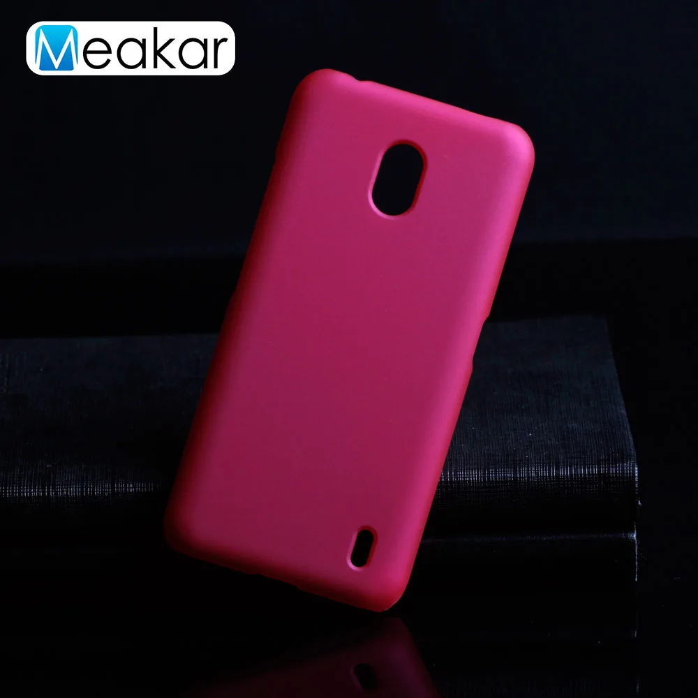 Матовая Пластик Coque 5.71For Nokia 2,2 чехол для Nokia 2,2 Nokia2.2 телефона чехол-лента на заднюю панель - Цвет: Rose Red