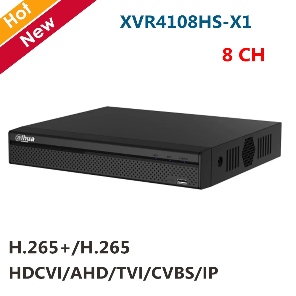 Dahua XVR 8 канальный XVR4108HS X1 Penta brid 720P компактный 1U цифровой видеорегистратор 8ch H.265 +