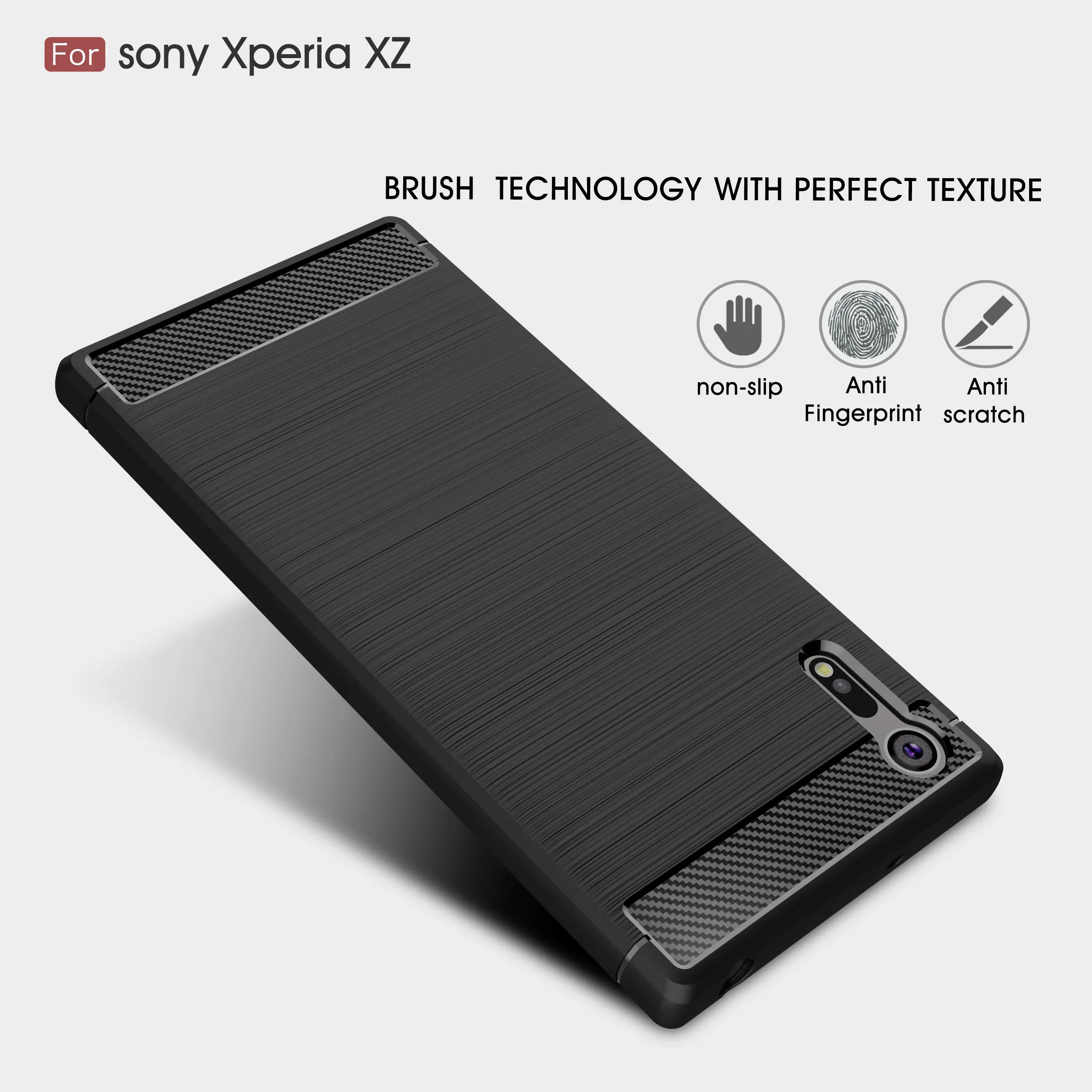 Матовый чехол из углеродного волокна для Sony Xperia XZ F8332 F8331 SO 01J телефона Kagura X Z F 8332 833