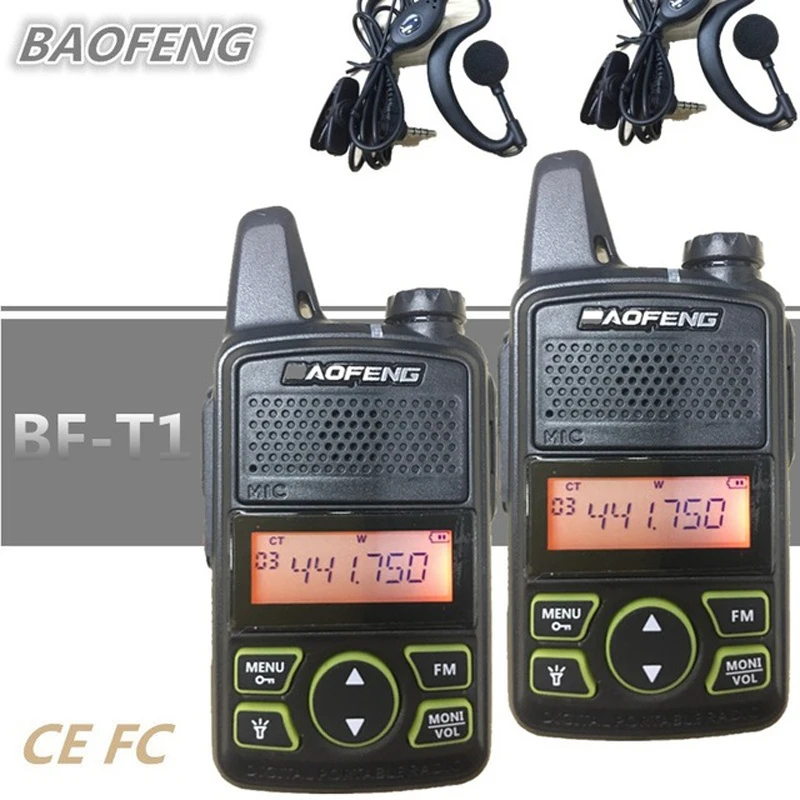 baofeng BF-T1 BF T1 BFT1 для cb мини комплект рация 2 шт автомобильная портативная рации ham радиостанция трансивер baufeng двухдиновая магнитола радиостанции boafeng радиолюбитель uhf walki talki стационарная телефон