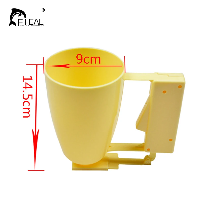 FHEAL 1 шт. ручка Диспенсера для торта крема приготовления вспомогательная чашка