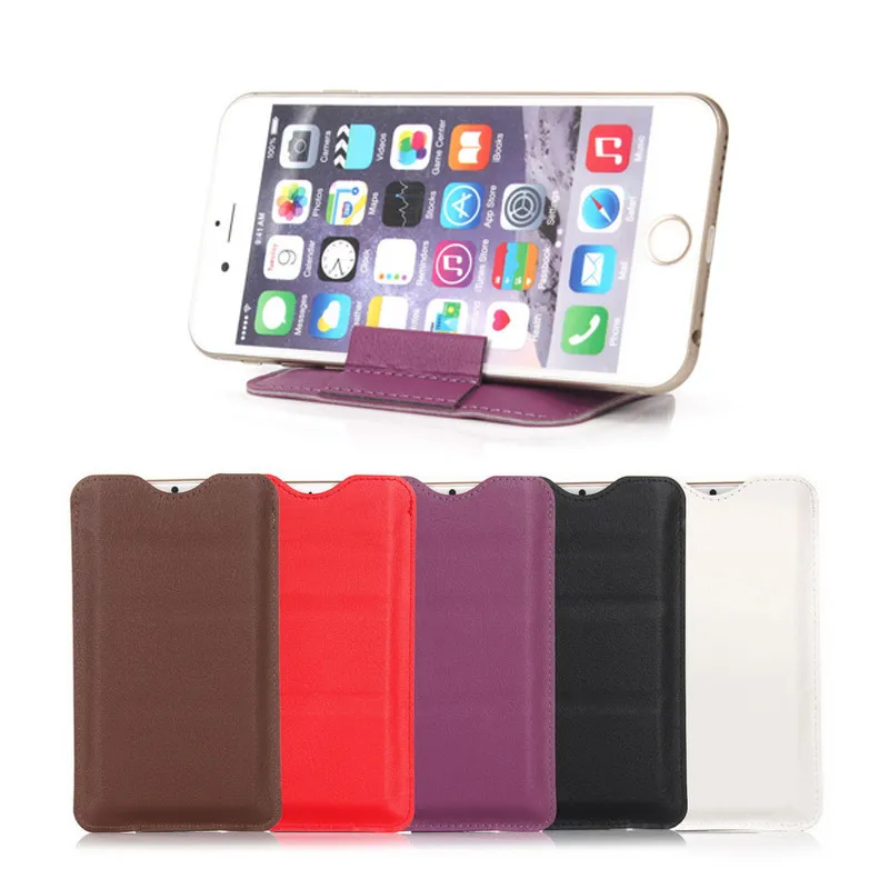 5 цветов с подставкой кобура Сумка Сумочка складные кожаные телефонные чехлы для