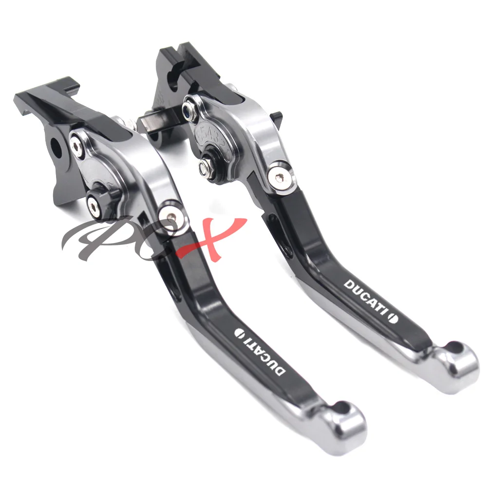 Для DUCATI 748 750 900 1000/SS 996 998/S/R ST4 GT1000 Мотоцикл CNC Алюминиевый Регулируемый складной