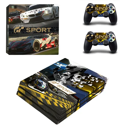 Gran Turismo Sport& GT Sport PS4 Pro наклейка для sony playstation 4 консоль и 2 контроллера PS4 Pro наклейка s Наклейка виниловая - Цвет: YSP4P-1622