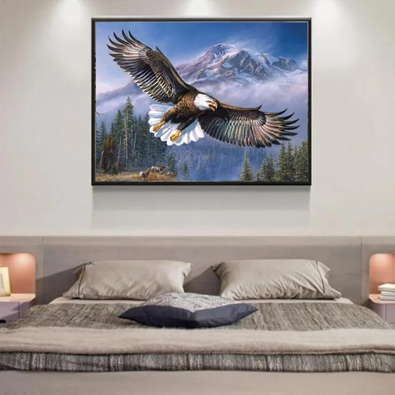 5D DIY Diamond Painting Full Square/Round Drill &quoteagle&quot Embroidery Cross Stitch diamond painting accessories A45 | Дом и сад