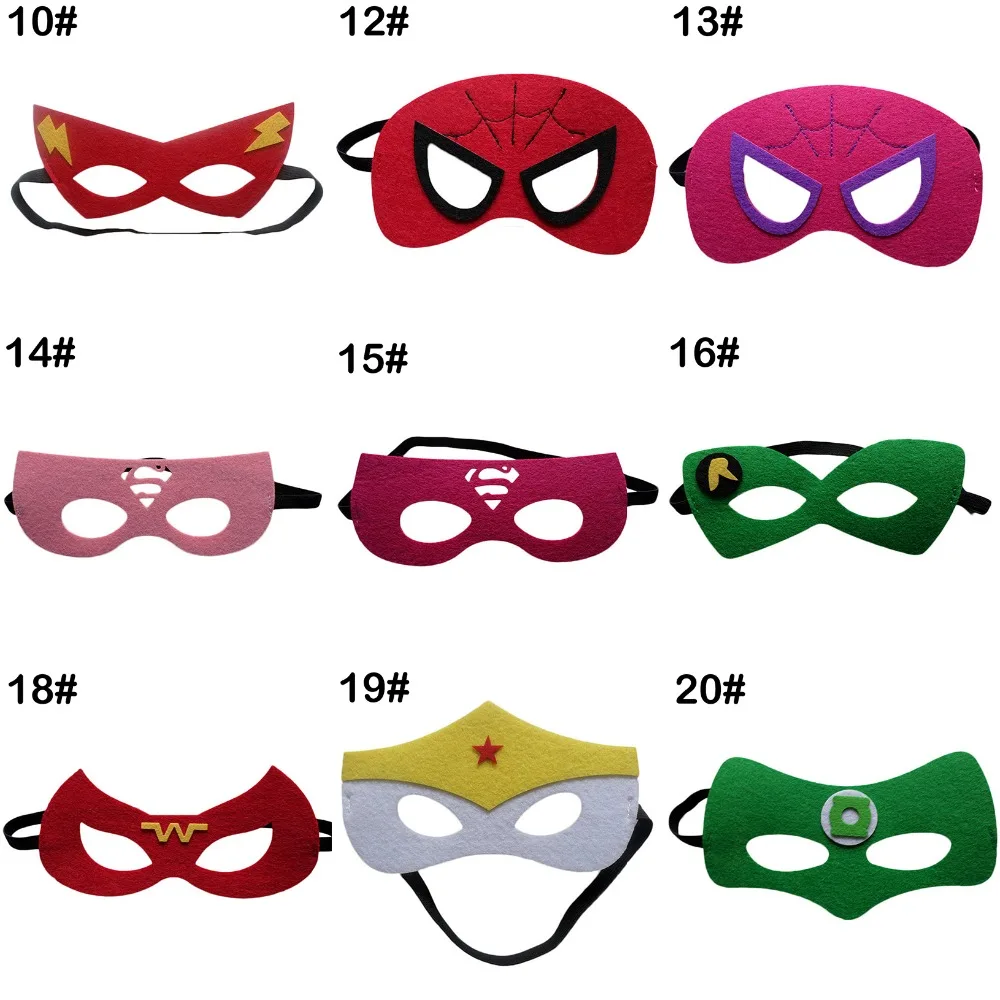 Косплей Маска для взрослых супергерой Супермен Бэтмен Человек паук Халк Тор