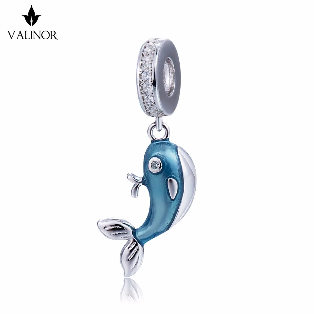 Браслет с подвеской КИТ прыгающий из моря не меняет цвет DDBJ259|Ювелирные шармы| |