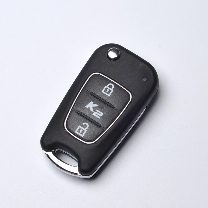 3 кнопки дистанционного откидного ключа для Kia Rio Sportage K2 K3 K5 Hyundai I30 IX35 Avante Verna авто