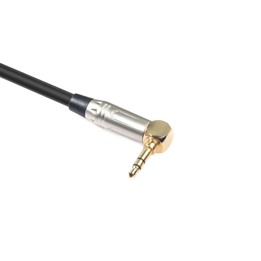 Новый металлический коннектор XLR 3Pin мама к 3 5 мм 1/8 &quotTRS папа аудио адаптер кабель 0