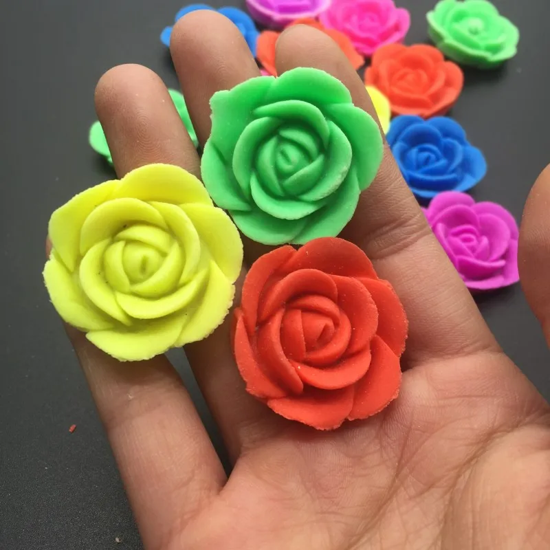 big rose 50 г/лот, животные в морском океане, Смешанная форма, Эва, развивающая игрушка, надувная в воде, детская игрушка, игрушка для аквариума, украшение для дома, SJ-EVA - Цвет: big rose