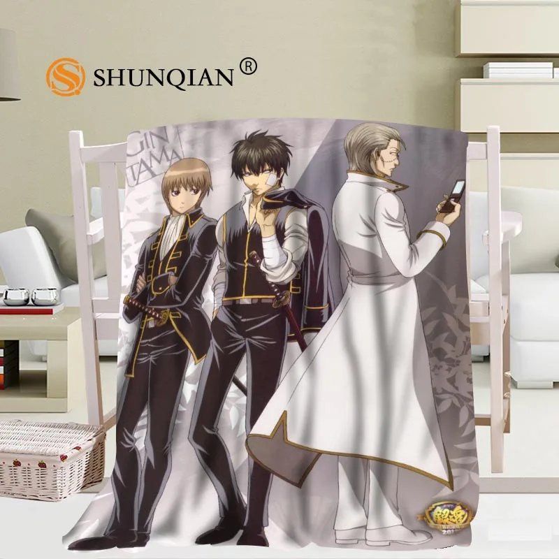 Prezzo Personalizzato Gintama Coperta Morbida Fai Da Te La Tua Foto Decorazione Camera Da Letto Dimensioni 56x80 Pollici, 50X60Inch,40X50Inch A7.10