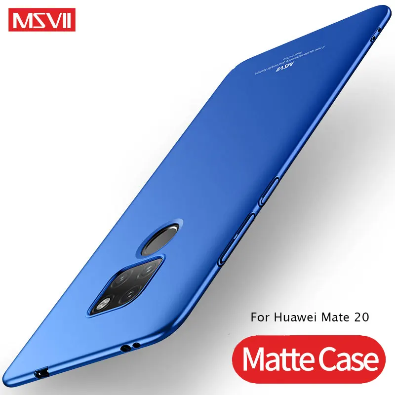 MSVII Cover For Huawei Mate 20 Pro Case Frosted Coque X 20X Hard Back Lite |