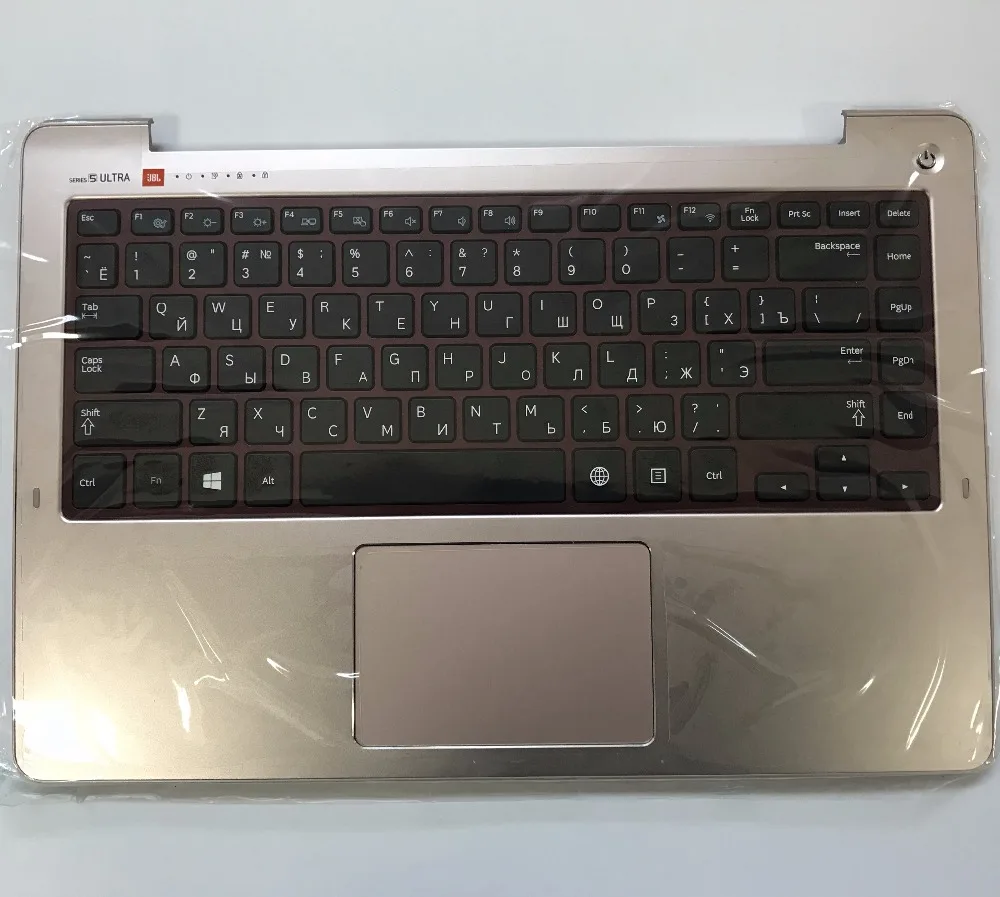 Новая Подлинная Русская клавиатура для samsung NP530U4E BA75-04566C+ Упор для рук+ тачпад(дискретная графика) BA59-03675C