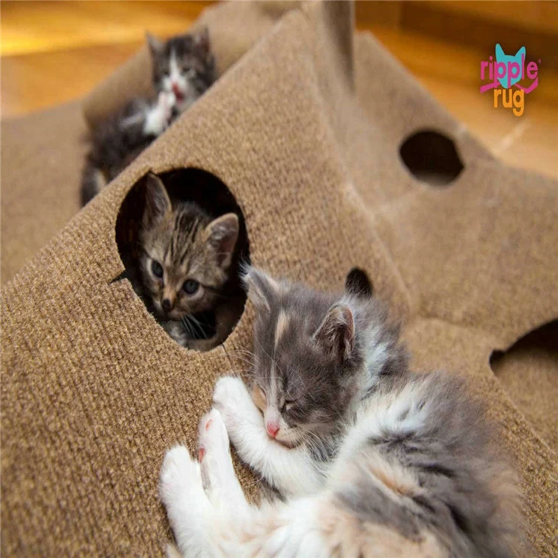 DannyKarl новые творческие войлочную ткань Pet Play Mat Cat для тренировки ловкости коврик кошка игрушка укус коврик для домашних животных коврик подушка для собак кошек