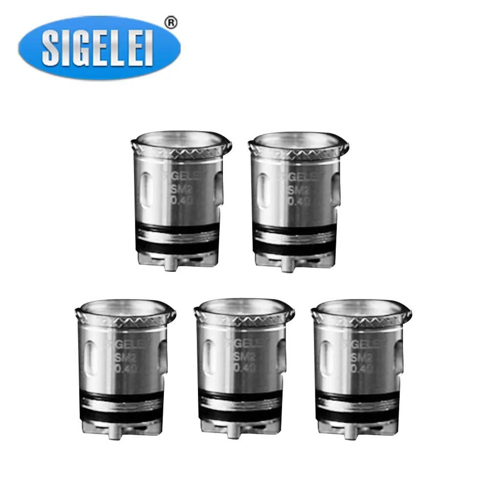 Оригинальная катушка Sigelei SM 0.4ohm SM2/0.15ohm SM4/0.2ohm SM6 для DP/O9/Vi Ictor/Slydr/GLO Tank 2019|Испарители