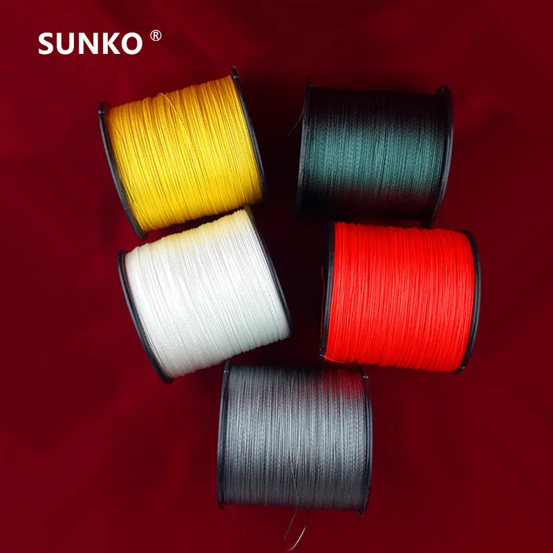 Мультифиламентная плетеная рыболовная леска SUNKO 8 10 15 20 25 30 35 40 50 60 70 фунтов 300 м|fishing